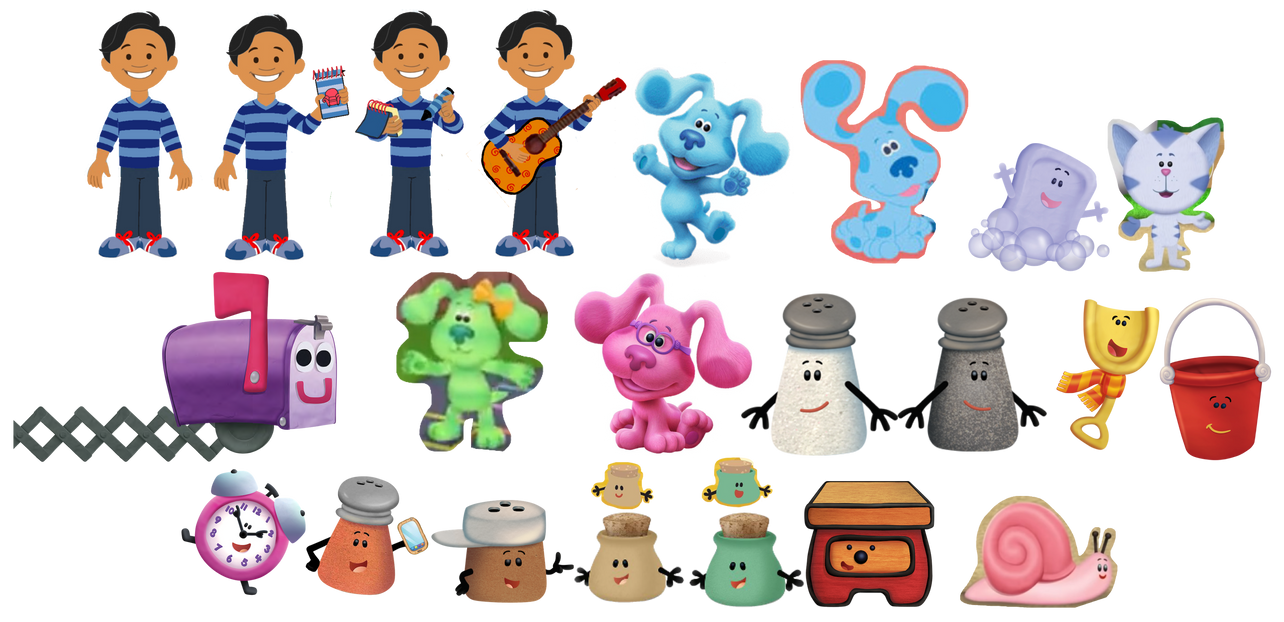 Blues Clues and You Characters by MarkPipi on DeviantArt