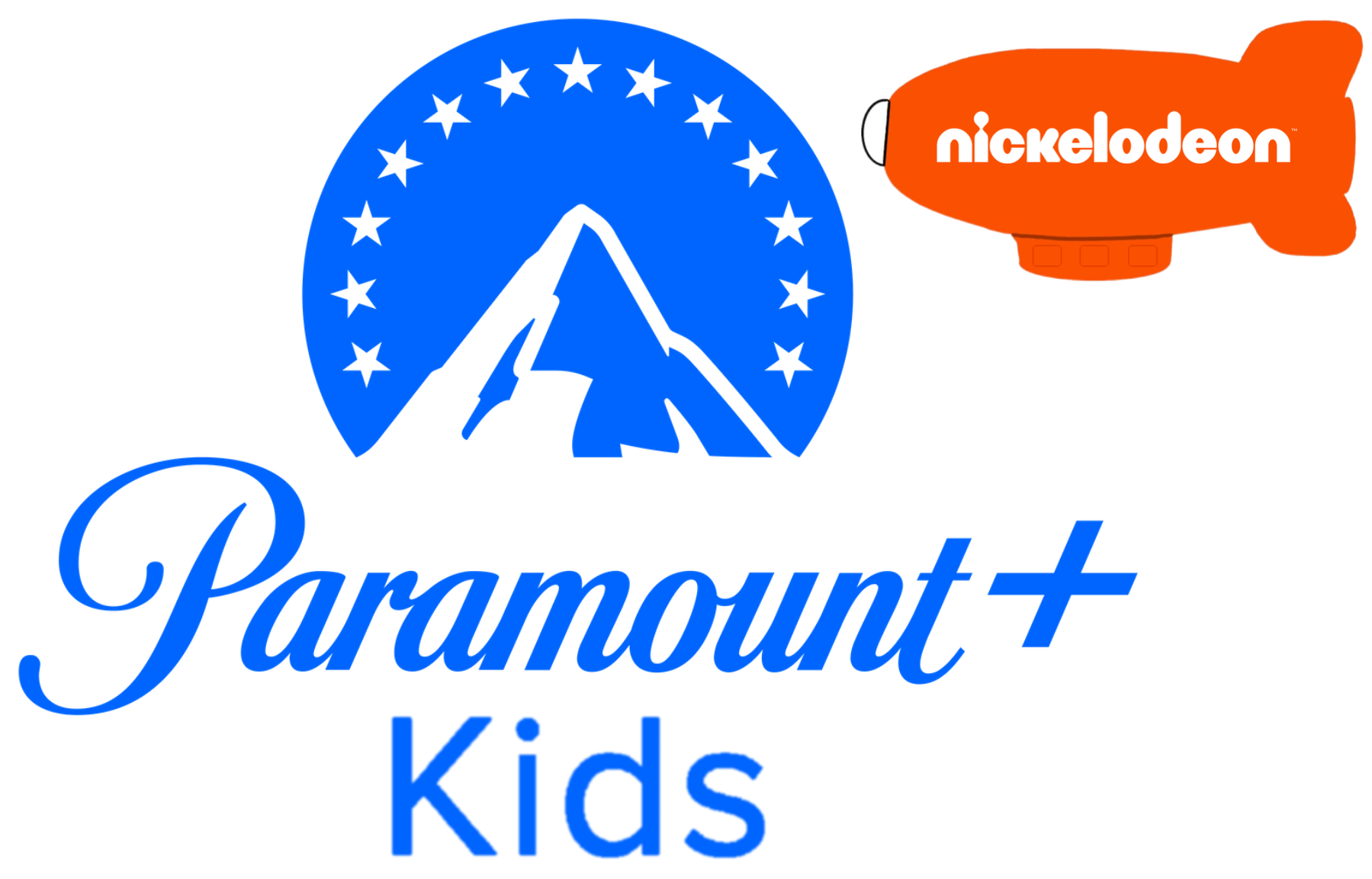 Paramount+ Kids Logo with Nickelodeon Blimp Logo by MarkPipi on DeviantArt