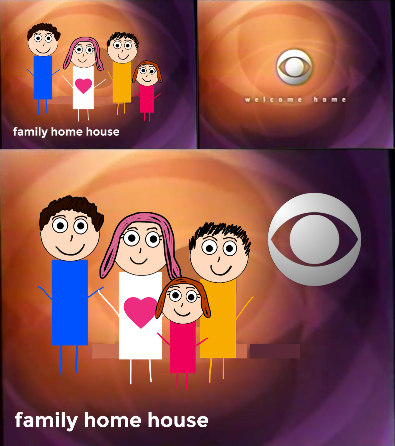 Program Bumper Deviantart CBS ID 1998 Bumper Screencap - Family Home House by MarkPipi on DeviantArt