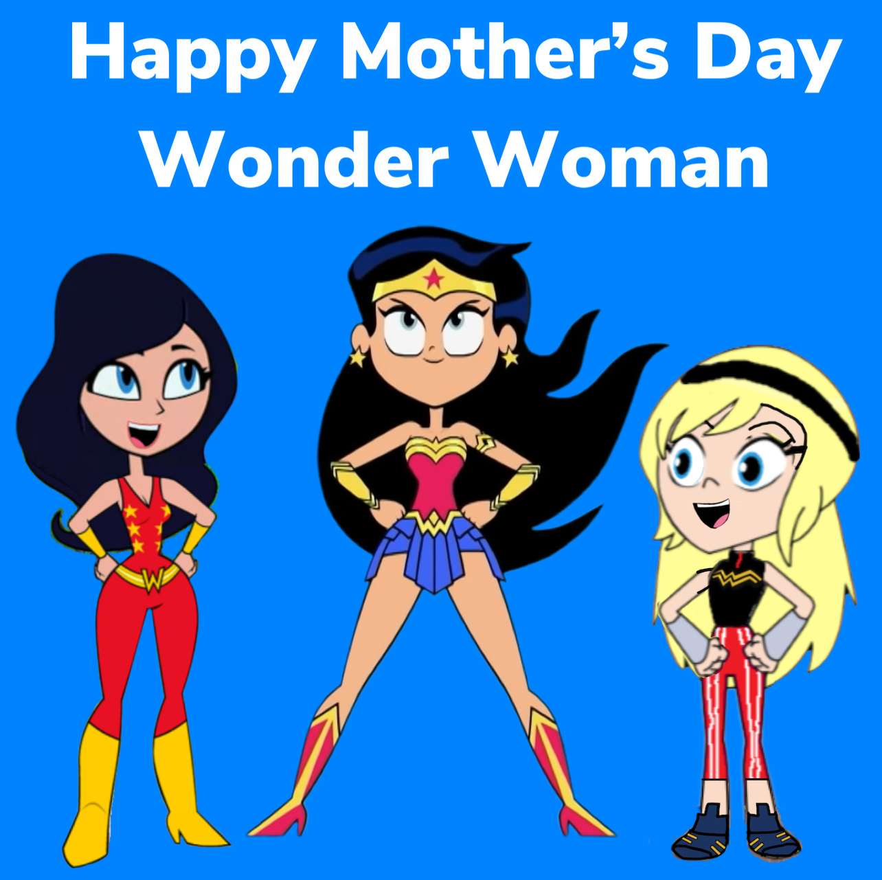 Happy mothers online day wonder woman