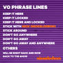 VO Phrase Lines Nickelodeon (Nick)