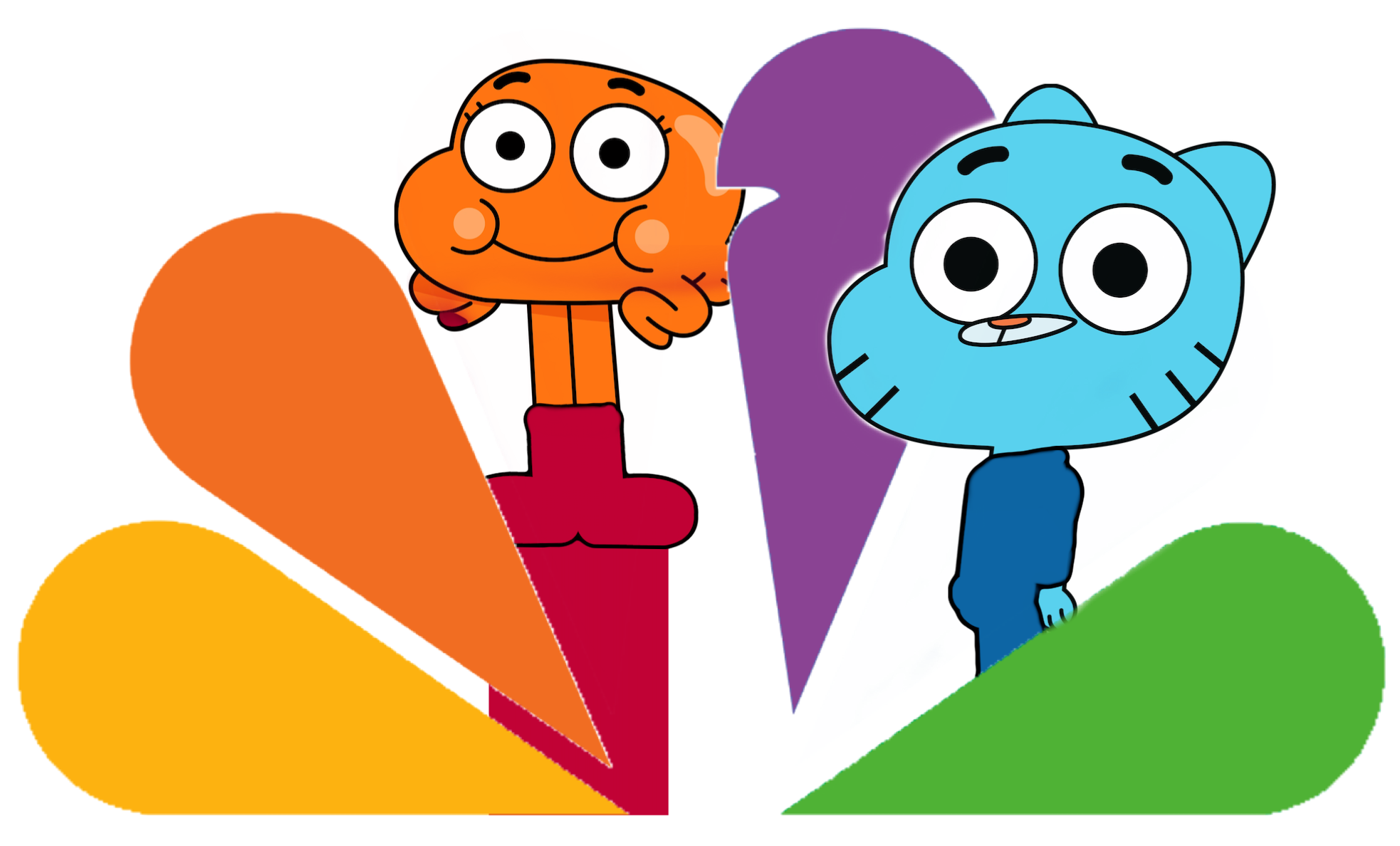Gumball and Darwin - The NBC Colors 1998 #1 by MarkPipi on DeviantArt