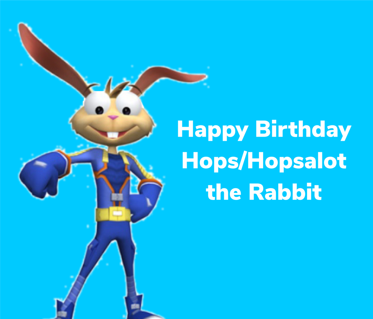 Hopsalot Rabbit Happy Birthday Hopsalot (2023) by MarkPipi on DeviantArt