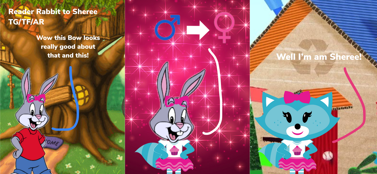 Tf Small Rabbit Reader Rabbit to Sheree TG/TF/AR by MarkPipi on DeviantArt
