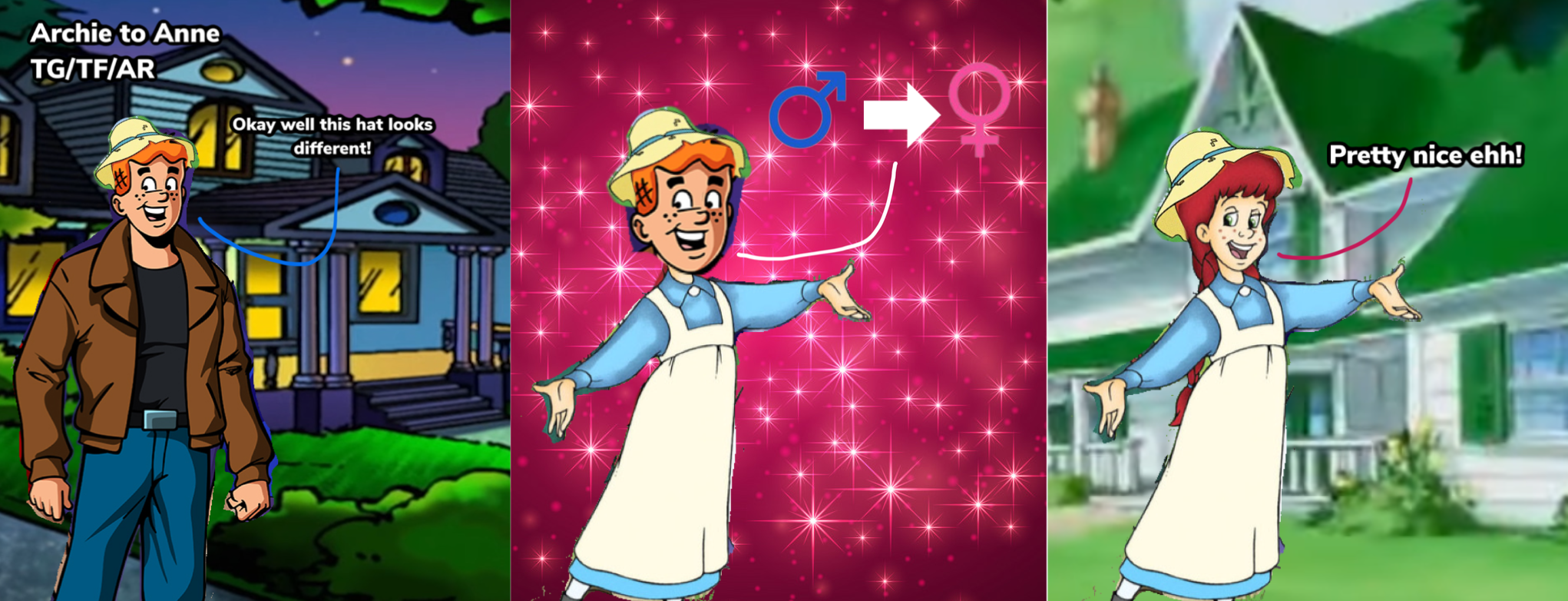 Archie to Anne TG/TF/AR by MarkPipi on DeviantArt