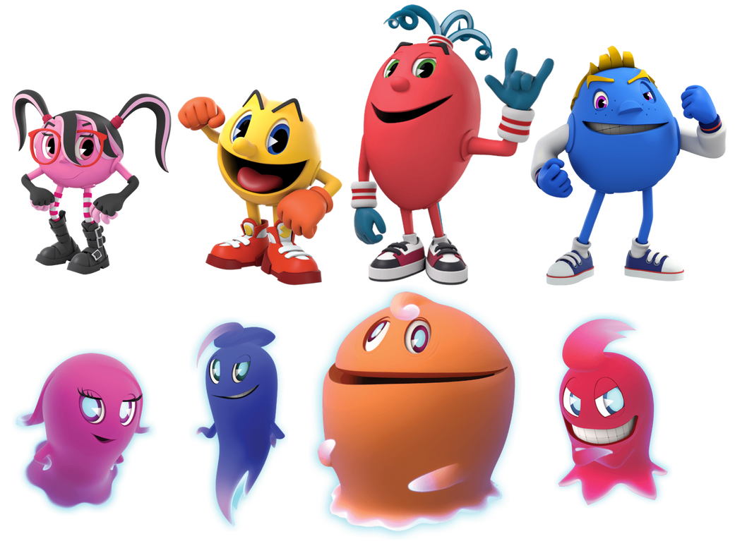 Pac Man and the Ghostly Adventure Characters by MarkPipi on DeviantArt