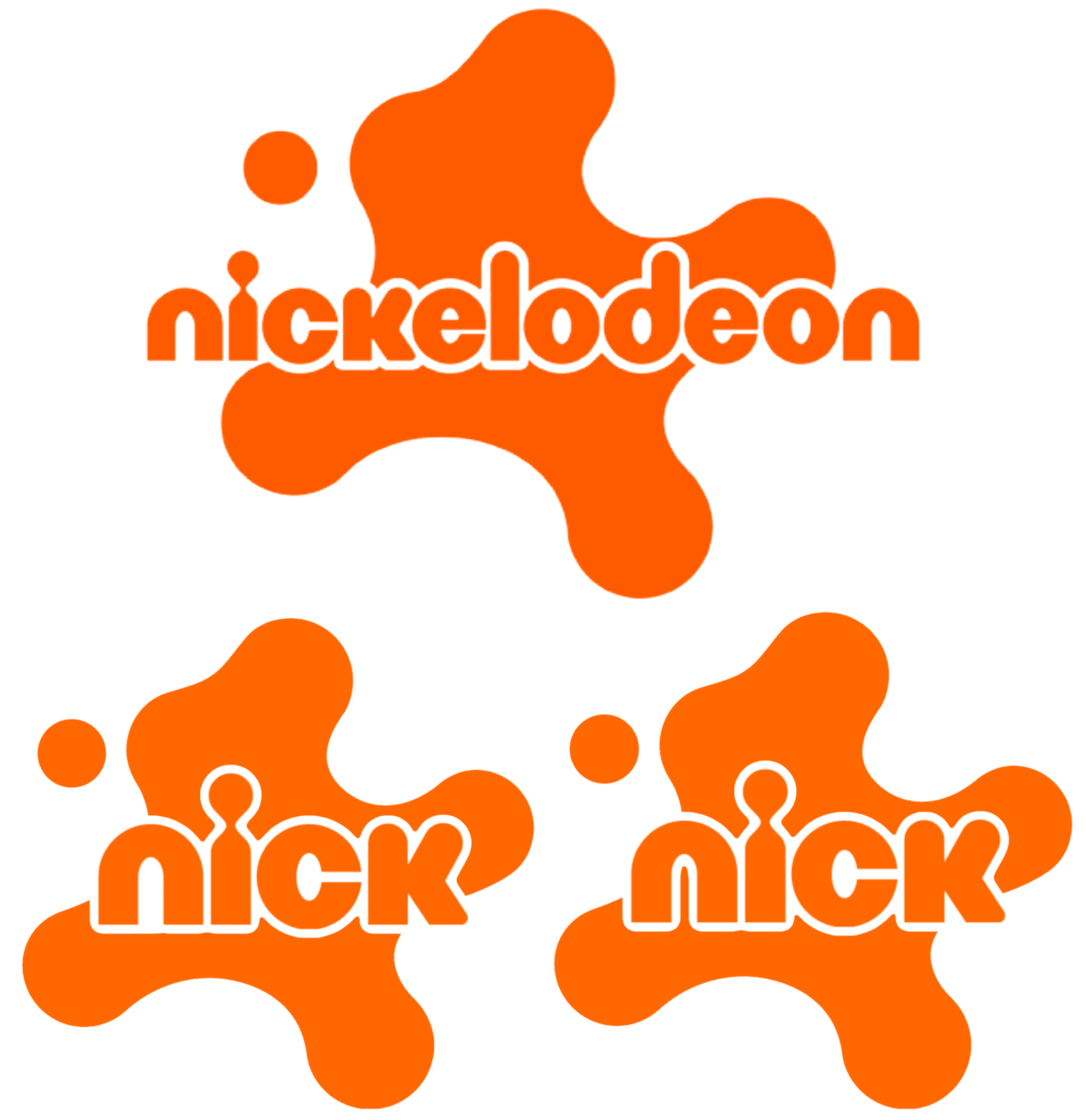 Nickelodeon Splat 2023 Logo with White Outline by MarkPipi on DeviantArt