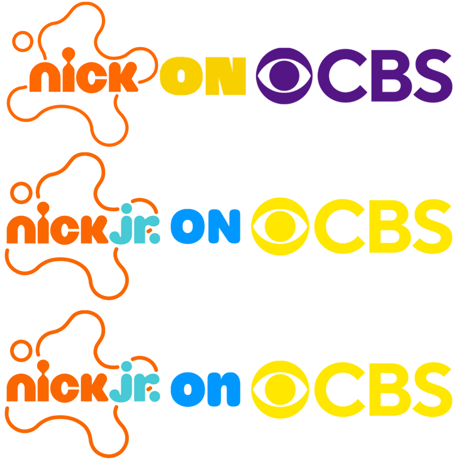 Nick on CBS and Nick Jr. on CBS with Splat Outline by MarkPipi on ...