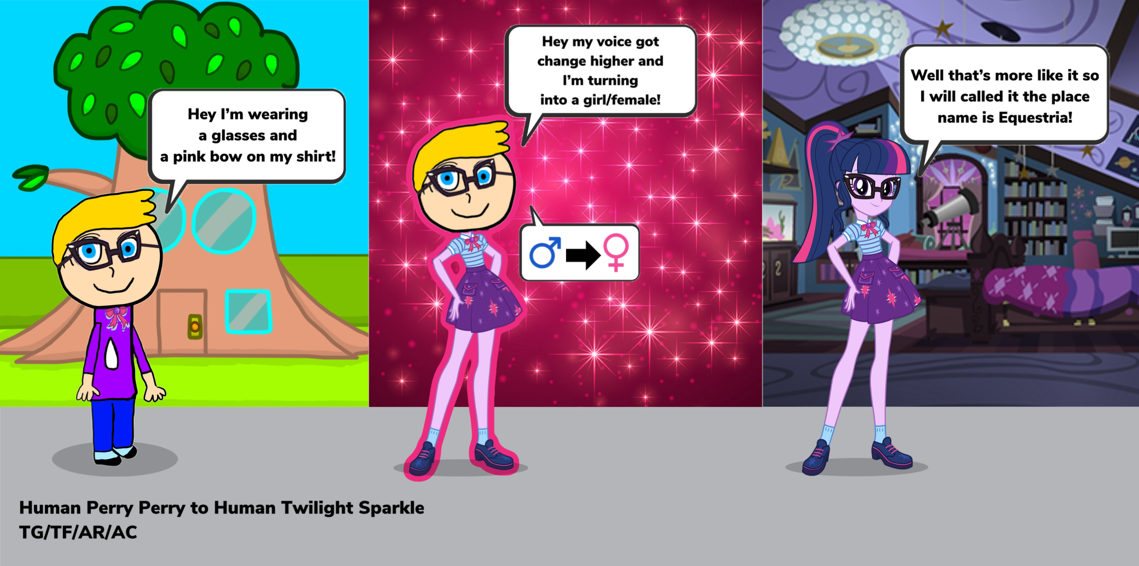 Human Perry to Human Twilight TG/TF/AR/AC by MarkPipi on DeviantArt
