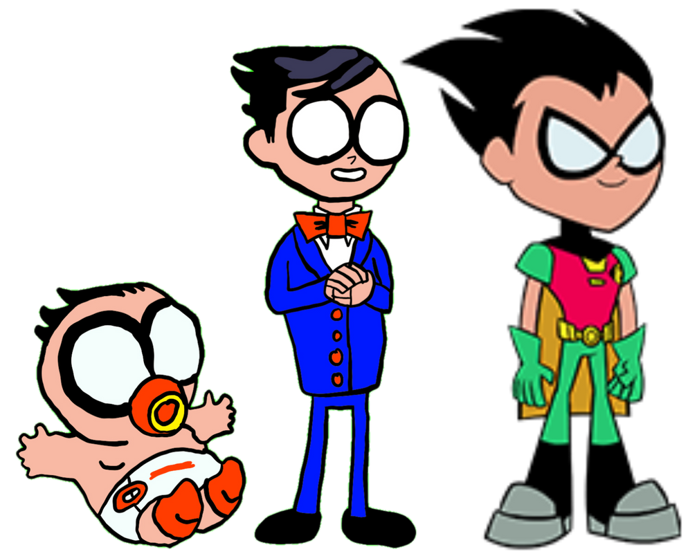 Robin Age Evolution - Teen Titans Go! by MarkPipi on DeviantArt
