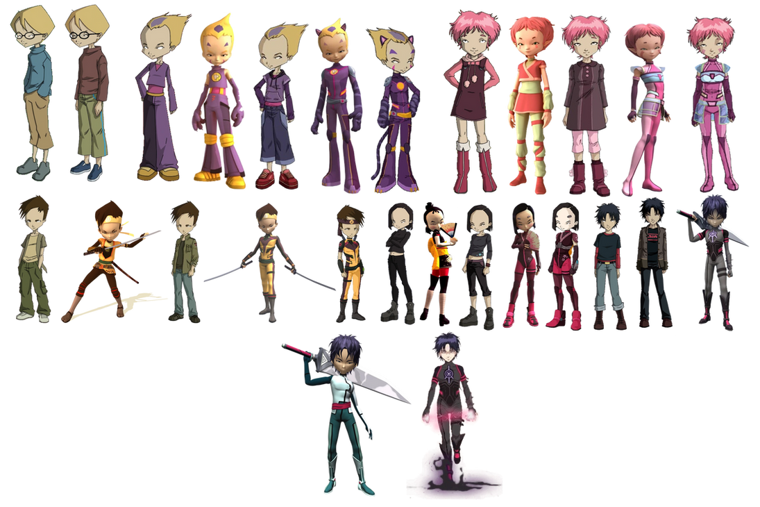 Code Lyoko Characters by MarkPipi on DeviantArt
