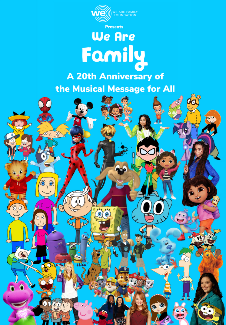 We Are Family Musical Message For All We Are Family: 20th Anniversary Poster by MarkPipi on DeviantArt
