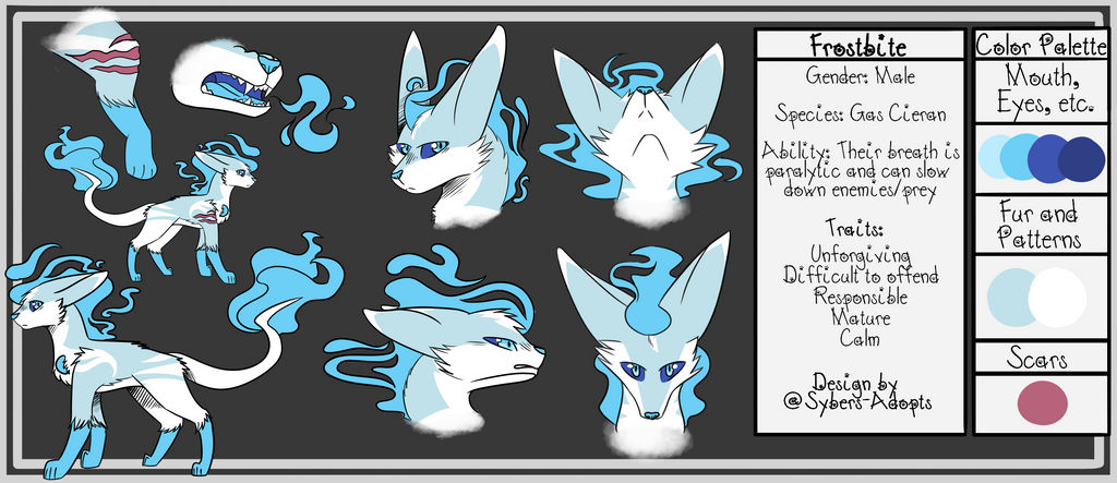Pokemon Frostbite Script Frostbite Reference Sheet by RamblingKitten on DeviantArt