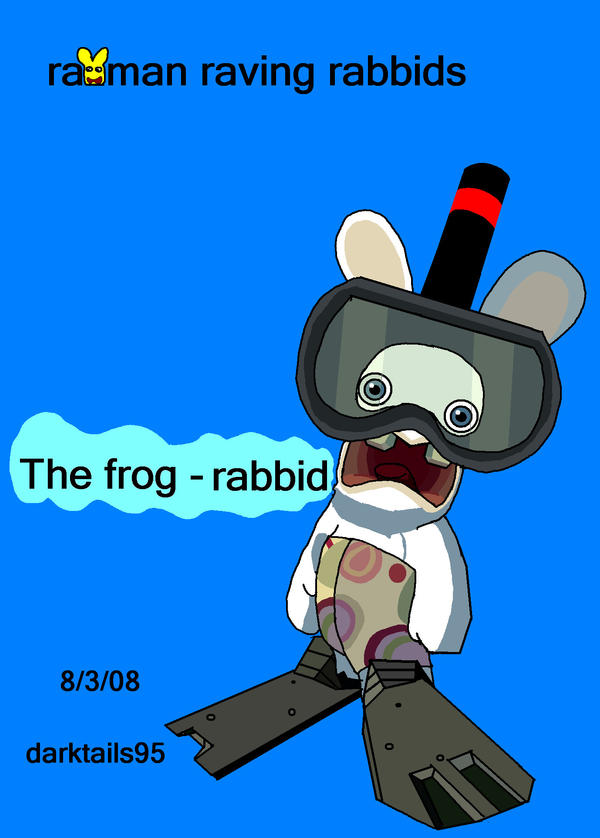 Frog With Rabbis the frog-rabbid by darktails95 on DeviantArt