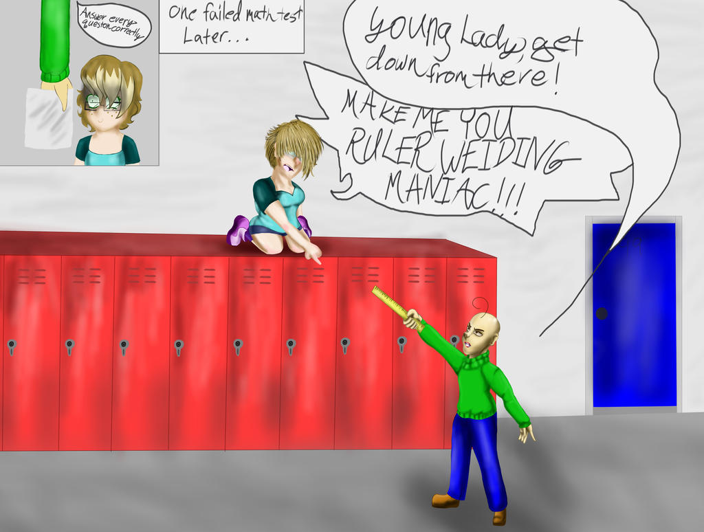 Baldi's Basics comic by kalabeth16 on DeviantArt