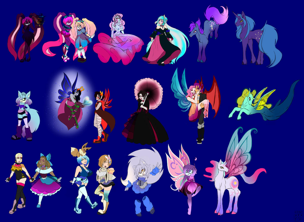 Computer Oc Female Most of my female oc's by kalabeth16 on DeviantArt