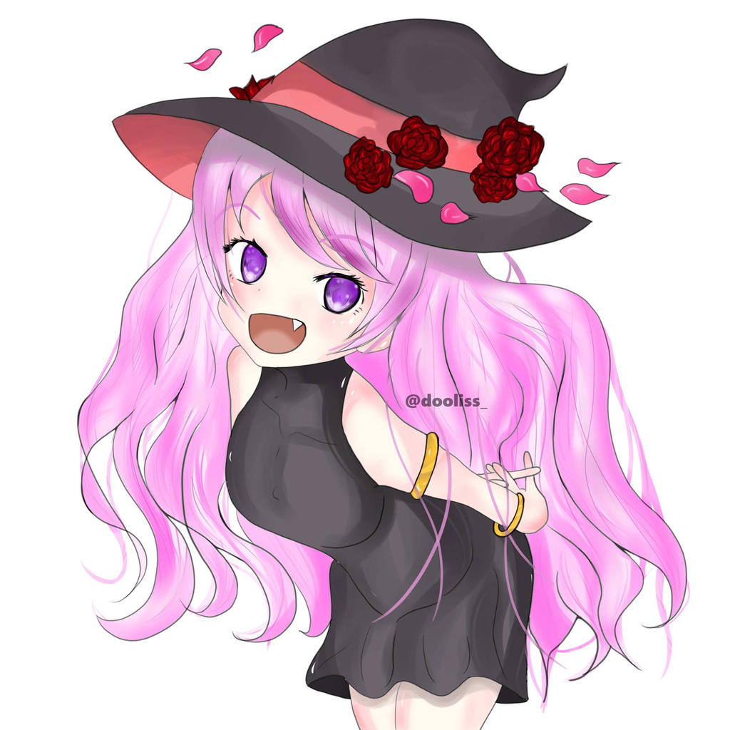 cute anime girl witch by dooliss on DeviantArt