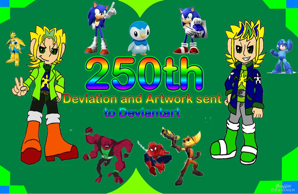 Random250 Deviantart My 250th Deviation (and Art work) for Deviantart by stephan-zx on ...