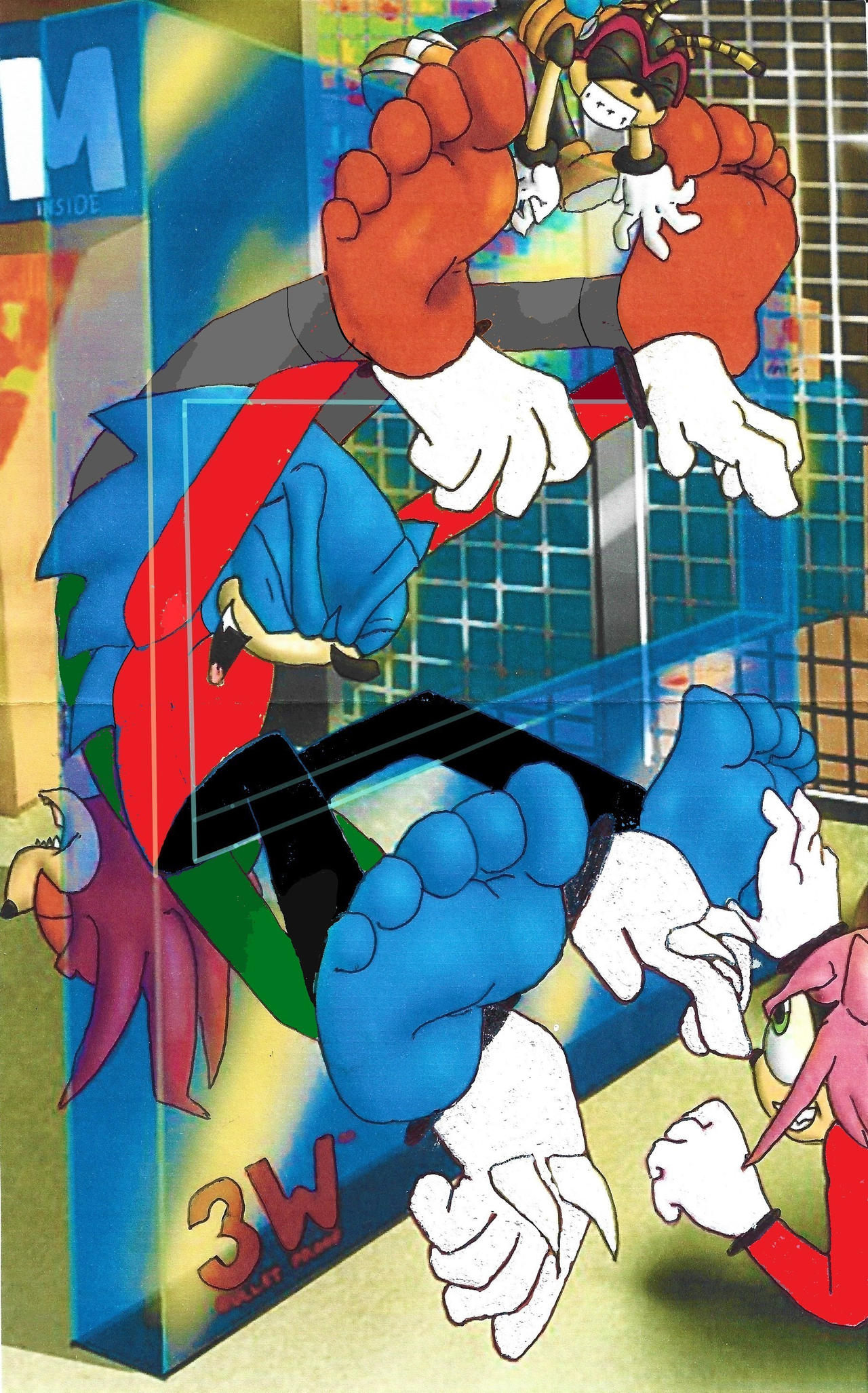 Chatouiller les pieds!!!