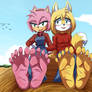 Amy Rose and Zooey the Fox: Country Gals