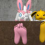 Jolteon and Sylveon feet 2 (request)