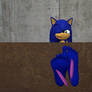 Sonic tickled by light pink feathers 2 (request)