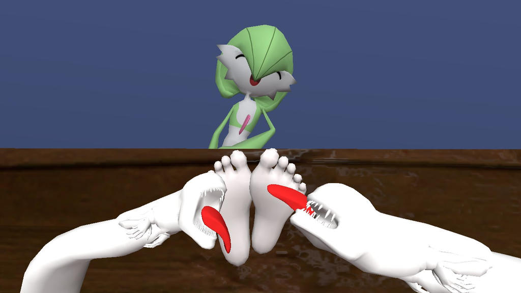 Gardevoir feet tickle licked 3 by hectorlongshot on DeviantArt.