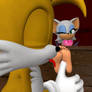 Tails licking Rouge's feet 1