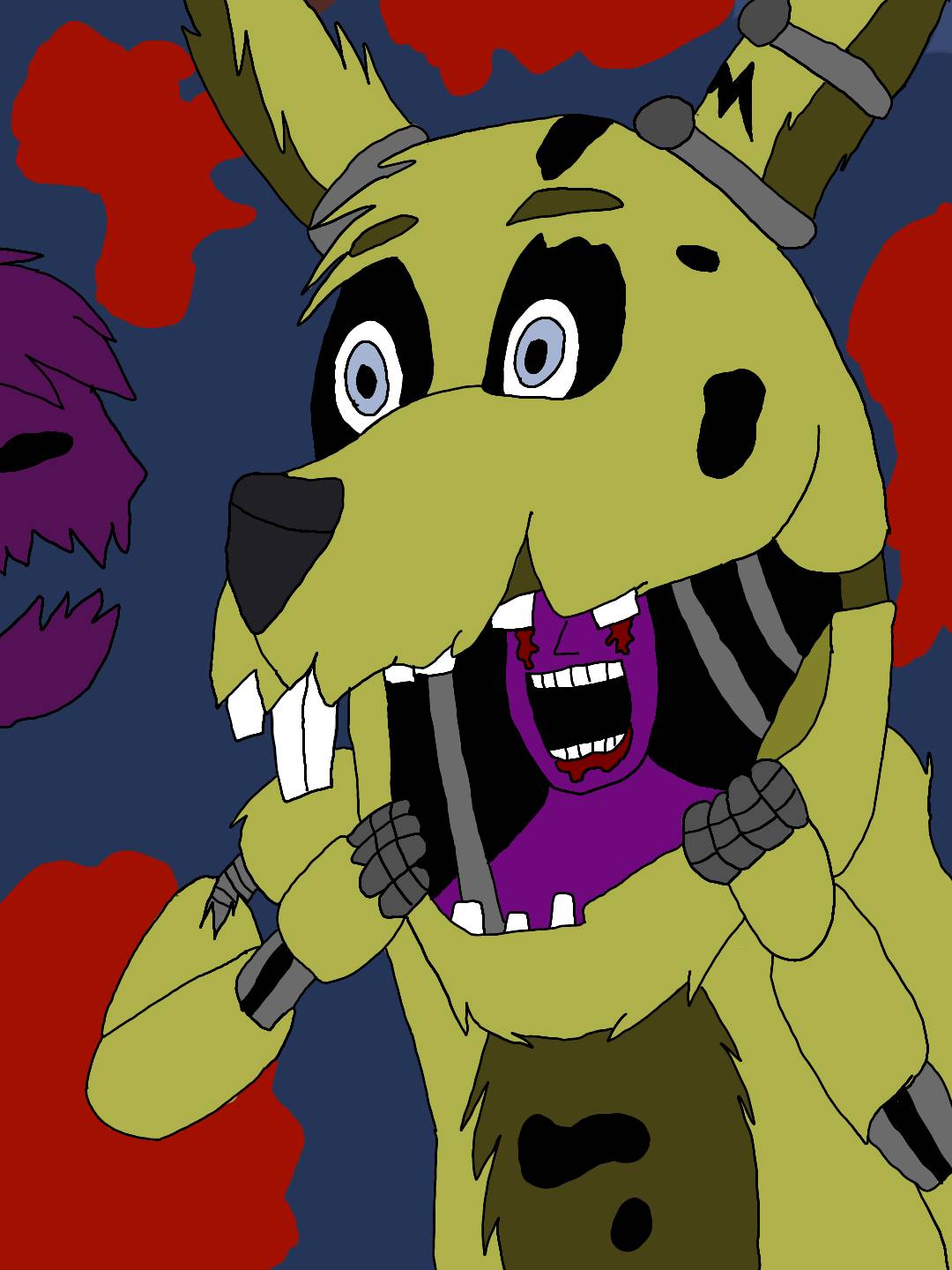 FNAF Springtrap Escape!! by WindraBloodFang on DeviantArt