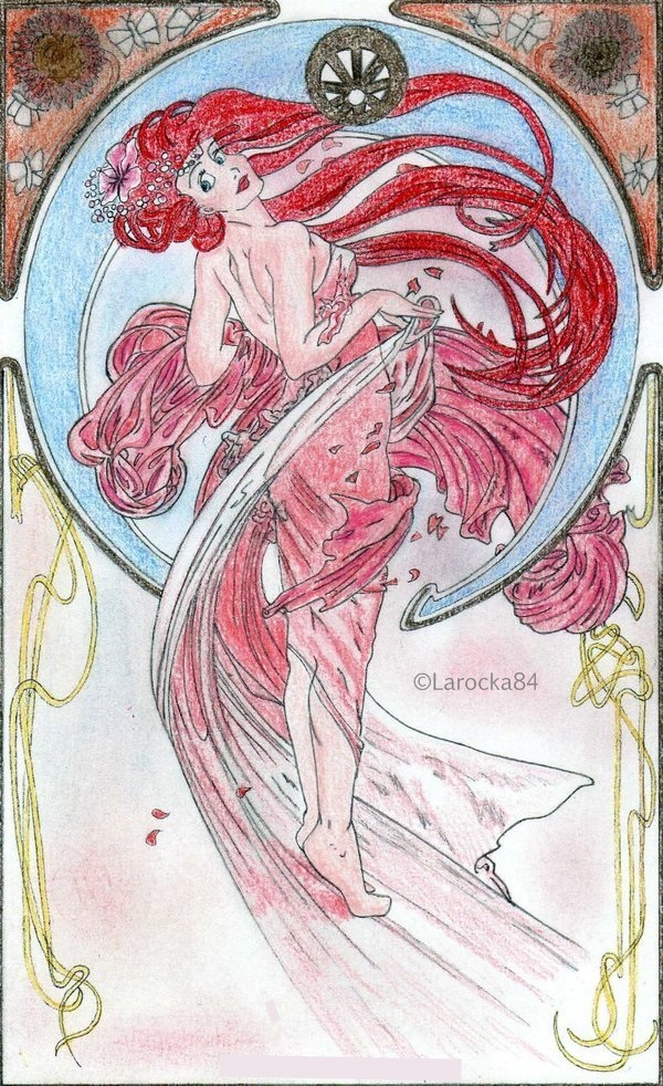 Ariel as Mucha's Dance