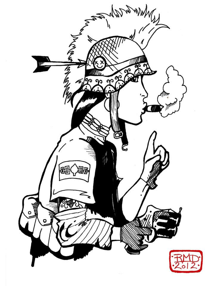 Mohawk Tank girl by my-little-native on DeviantArt