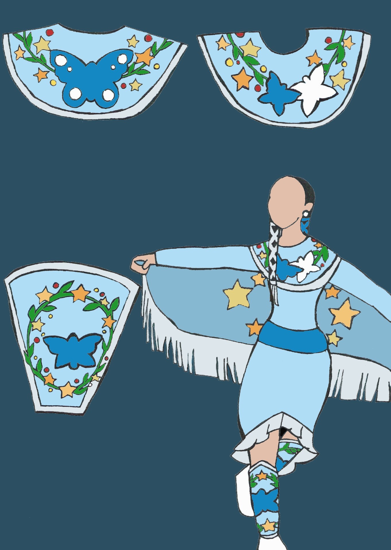 images Fancy Shawl Dancer Drawing fancy shawl by my little native on