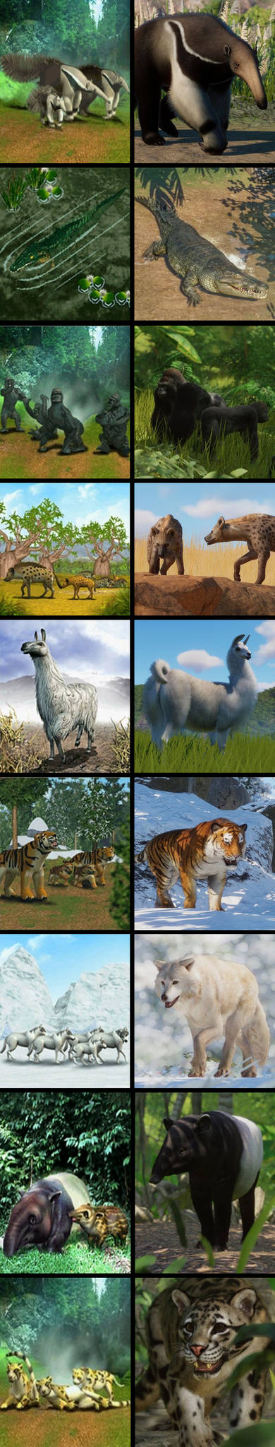 All animals of Zoo Tycoon Dinosaur Digs by nickthetrex on DeviantArt