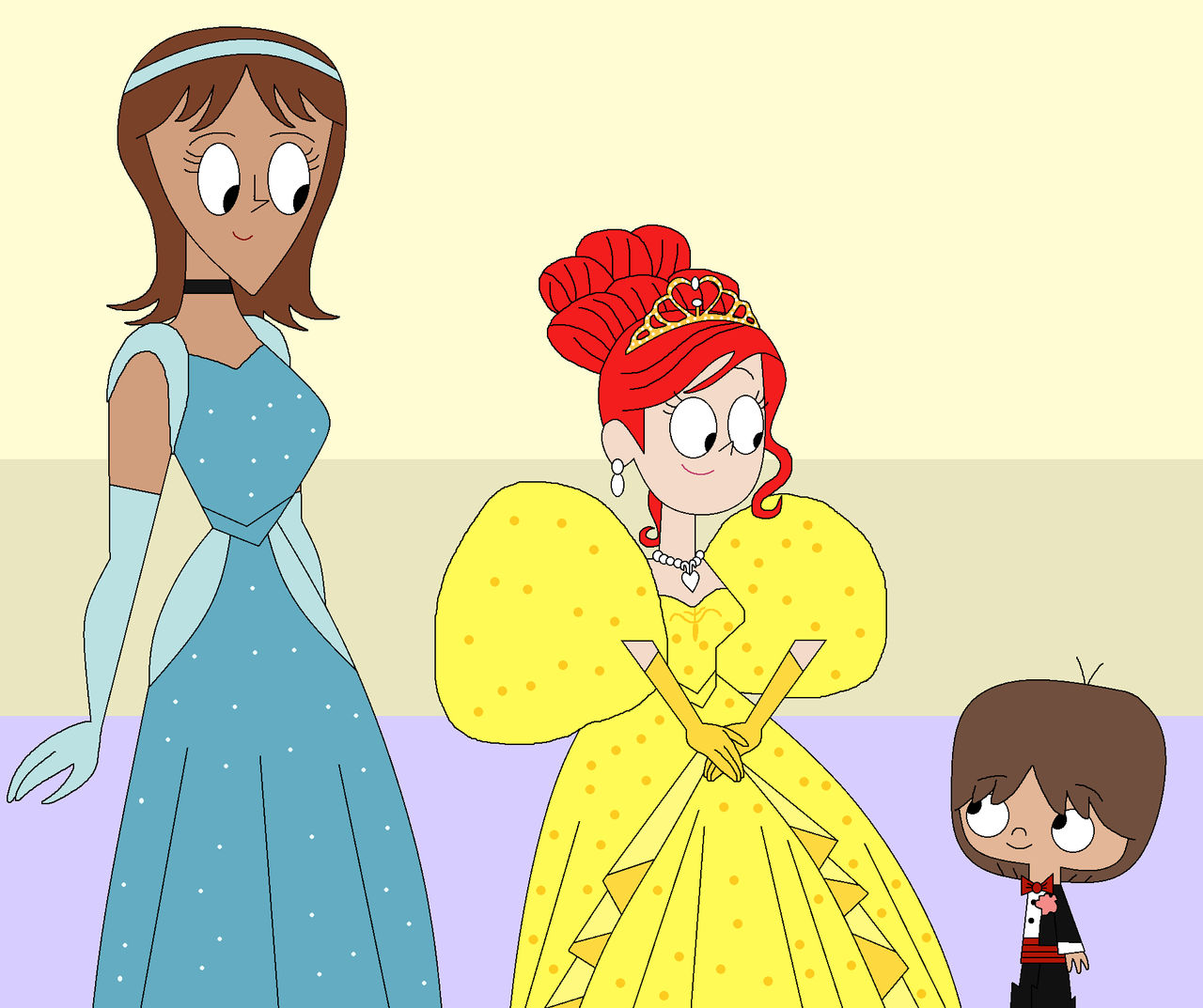Two Princessess in a Ballroom by WildandNatureFan on DeviantArt