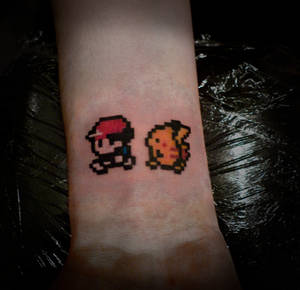 8 Bit Pokemon Tattoo