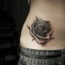 Realistic Rose Tattoo WIP