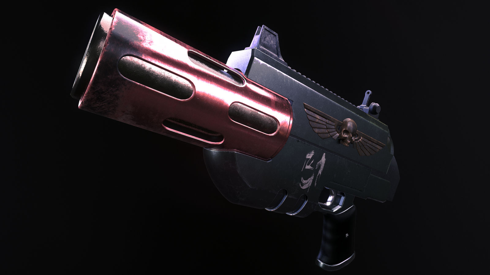 Infernal Revolver Inferno pistol by zergisdead on DeviantArt