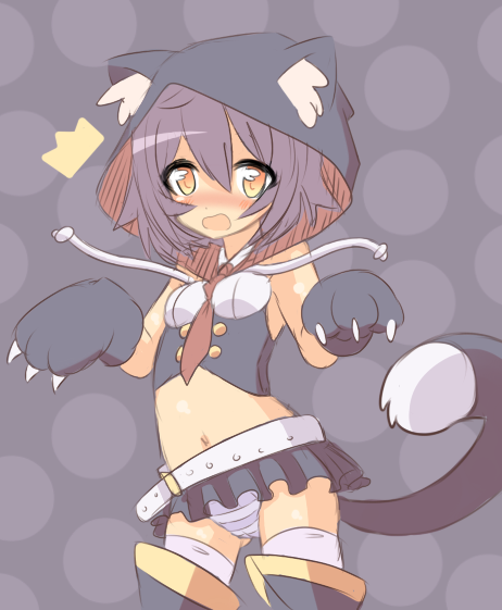 random cat loli (colored sketch)