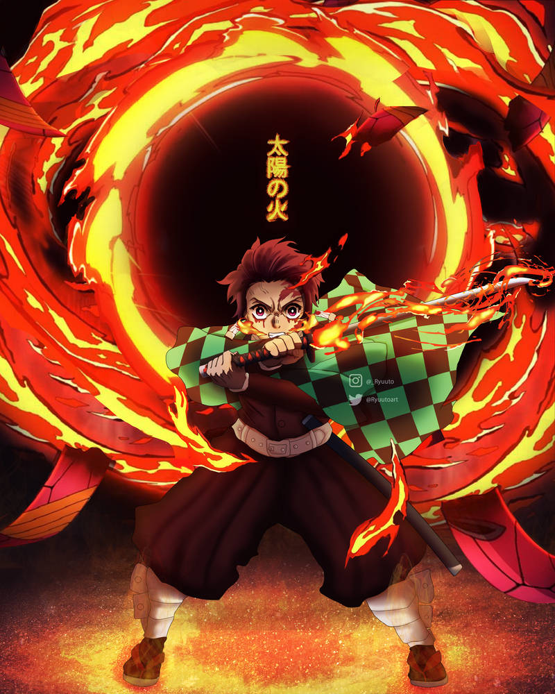 Tanjiro Kamado Demon Slayer by Ryuuto185 on DeviantArt