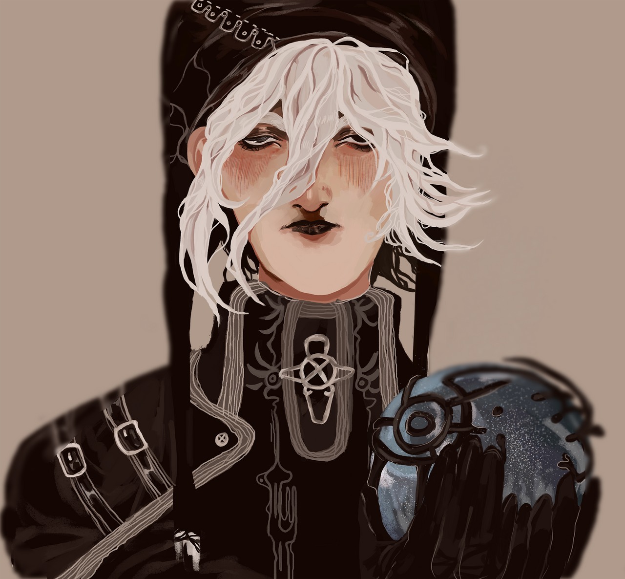 Anime Boy White Hair Emo Hood By Heckidol On Deviantart