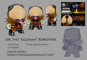 Dr. Eggman Munny Model