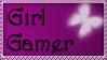 Girl Gamer STAMP by stamps-for-everyone