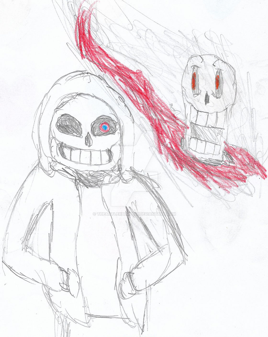 Dusttale Sans And Papyrus By Theantlerboi12657 On Deviantart