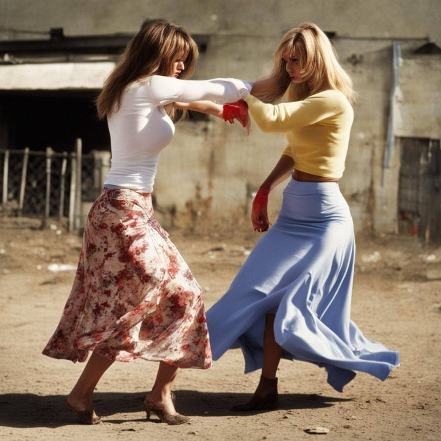 Bloody Catfight In Maxi Skirts By Andreameyer1976 On DeviantArt bloody-catfight-in-maxi-skirts-by-andreameyer1976-on-deviantart