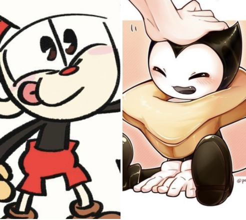 If bendy was in the cuphead show by MerioTheCartoony on DeviantArt