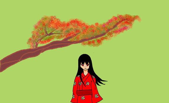 ms paint japanese girl