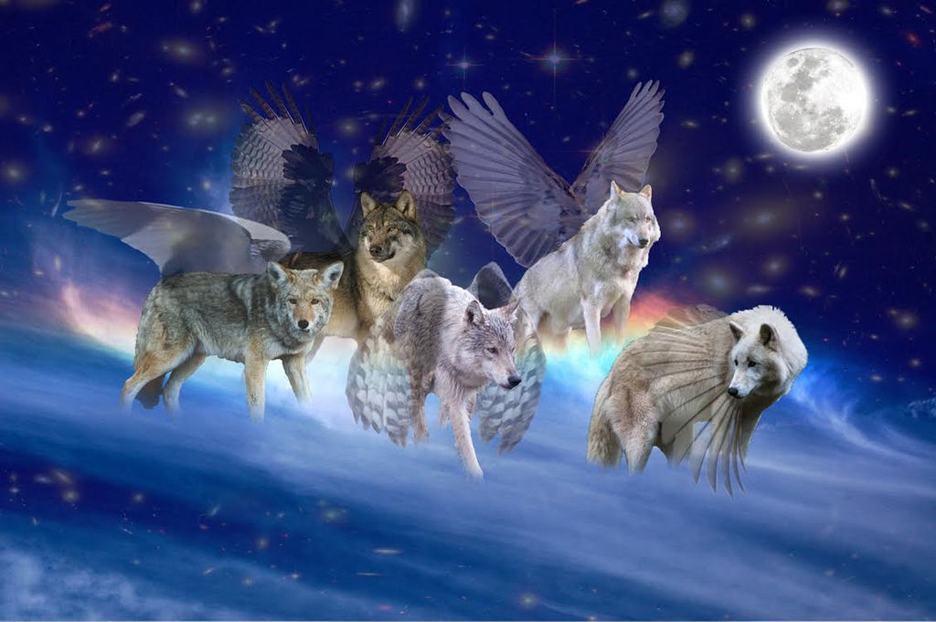 Cool Mist Wolves Mystical Wolves by darkrangerx on DeviantArt