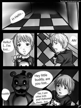 FNAF comic pag 1