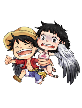 [OCxCanon] Luffy and Cherry