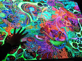Psychedelic UV Drawing